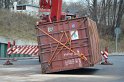 LKW umgestuerzt Niehler Hafen P244